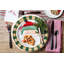 Old St. Nick Handmade Earthenware Dinner Plate