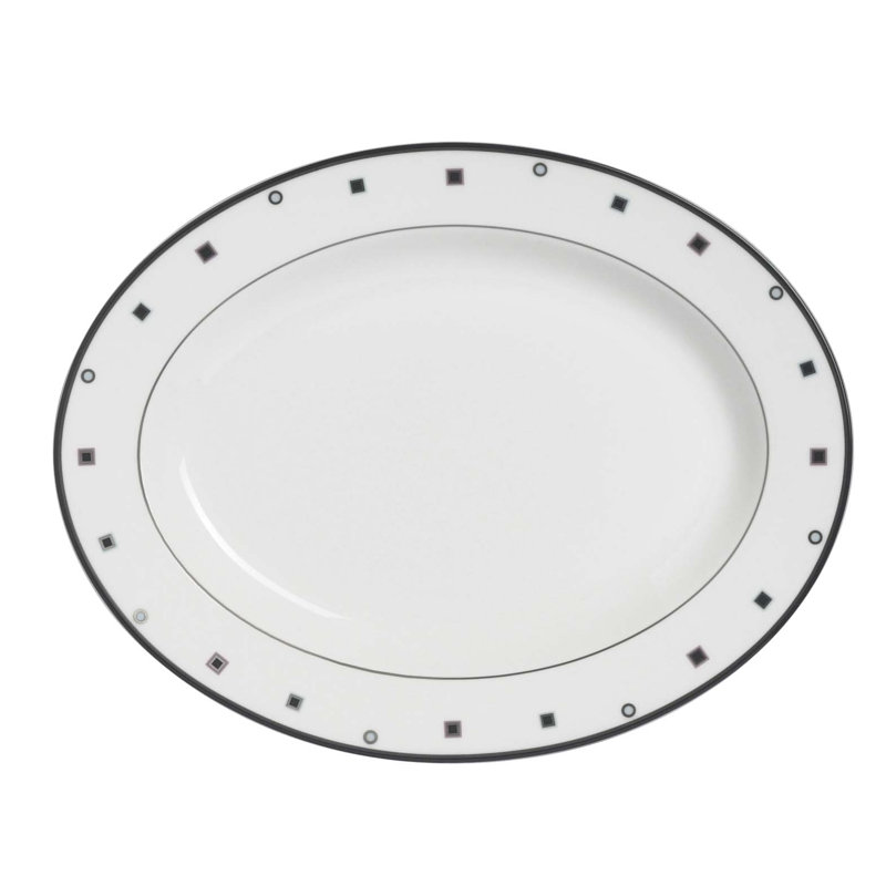 Shadow 28cm Bone China Dinner Plate