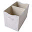 3 cuvettes de rangement en tissu recyclé avec couvercle - taupe bleuet