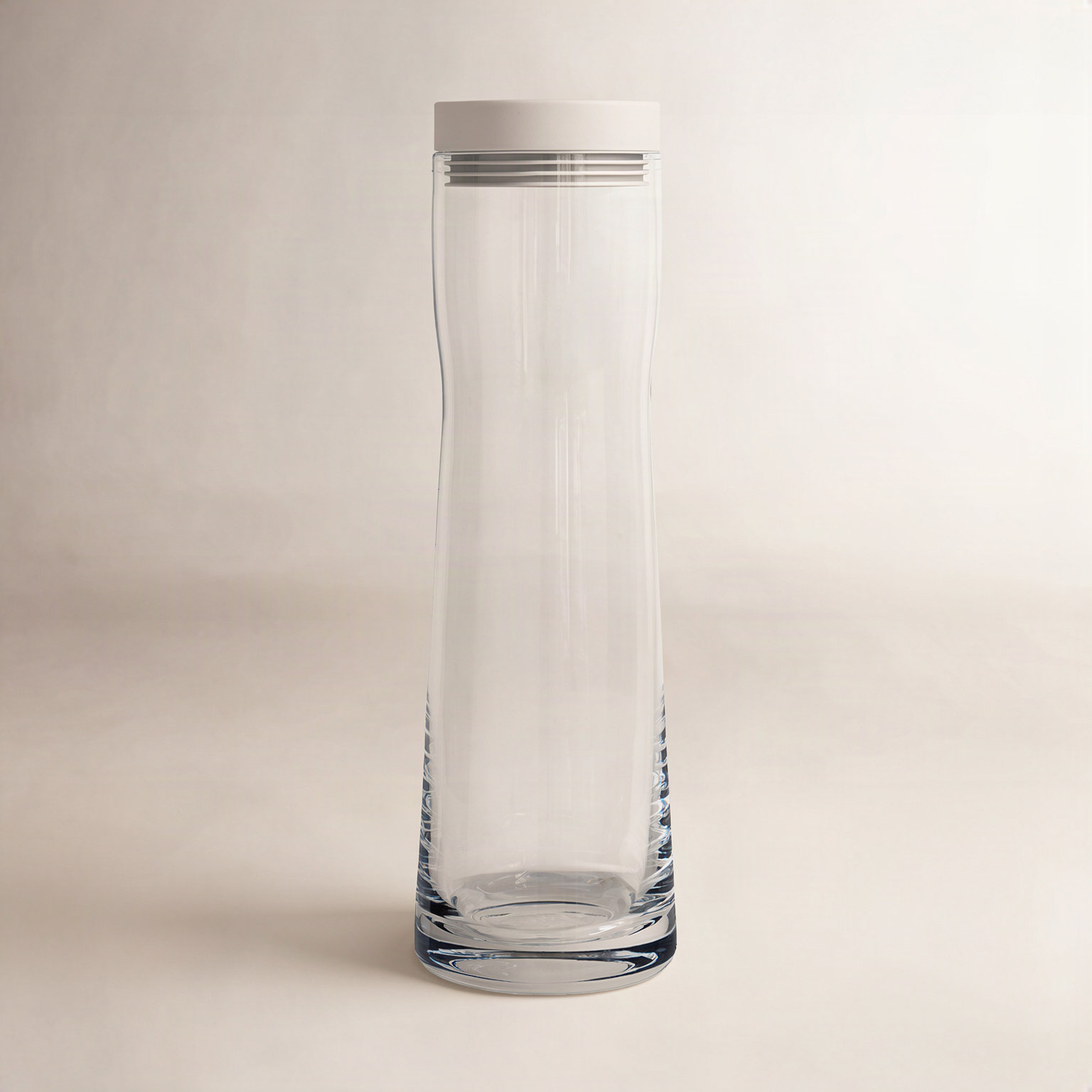 Splash Glass Water Carafe, Moonbeam-Cream