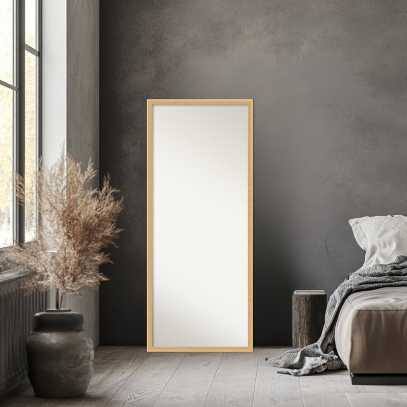 Miroir de plancher pleine longueur Bethany, Noir