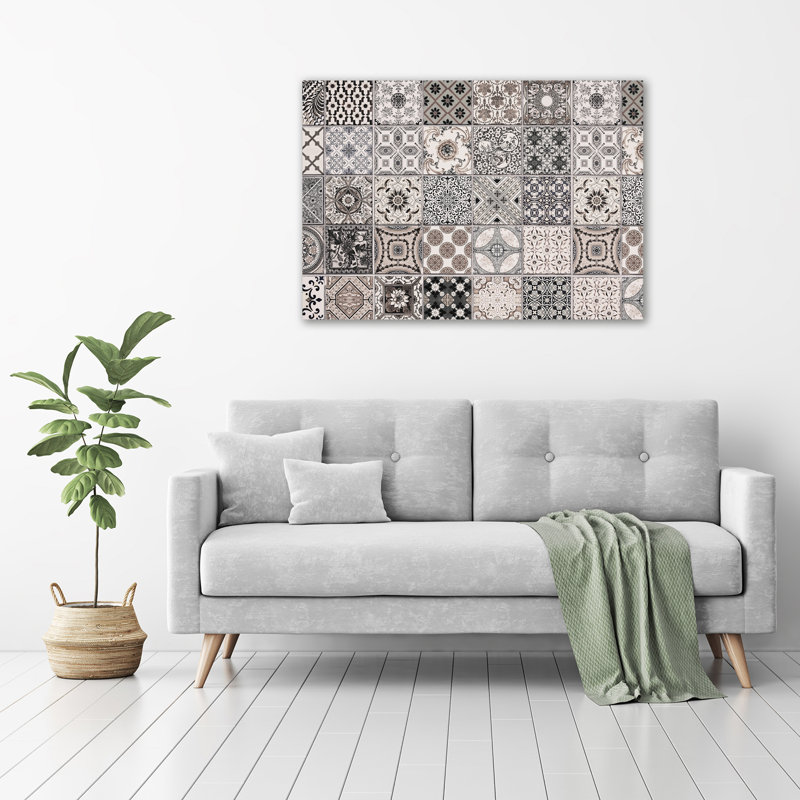 Ceramic Tiles - Wrapped Canvas Print