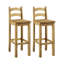 Abilio Solid Wood Counter Stool