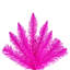 Vickerman 4.5' x 24" Hot Pink Artificial Pre-Lit Christmas Tree with 250 Pink LED Mini Lights, 437 Realistic PVC Tips, 6' Step On/Off Power Cord and Folding Metal Tree Stand.  Assembly is required.-1389488375-1389488267-1389488271