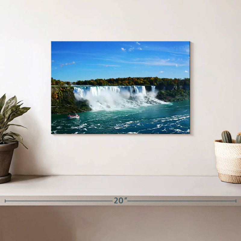 Alvord journée ensoleillée aux chutes du Niagara, H 8 po x l 12 po