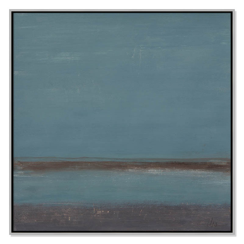 A Distant Memory Print by Casa Fine Arts, Encadrement argenté, H 37,5 po x l 37,5 po x P 1,25 po
