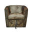 Genuine Wildebeest Hide Club Chair