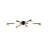 Priella Mid-Century Brass Ellipse Glass Semi-Flush Mount-624122902-613010927