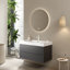 Ensemble de meuble-lavabo simple rayé 36 po Nichola