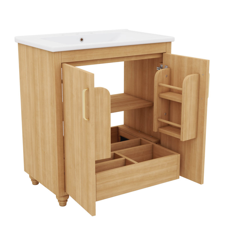 Compartiment de meuble-lavabo 30 po