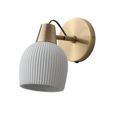 Single Light Porcelain Sconce