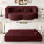 Canapé-lit moderne avec 2 coussins, canapé-lit convertible en tissu rembourré de mousse, matelas pliant double de 15 po pour le salon, lit d'invité, aucun assemblage requis (même série: W1885P2722)-1201310823