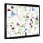 Toile avec cadre noir