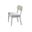 Ensemble de chaises de salle à manger en bois naturel couleur grain de bois 2 pièces