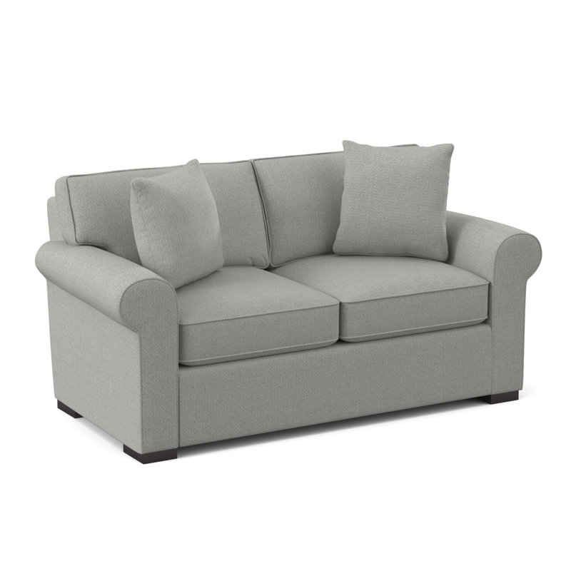 Eva-Grace Upholstered 66'' Loveseat, Gypsy Vapor Performance Microfiber