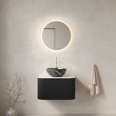 Meuble-lavabo flottant élégant au design moderne de haute qualité