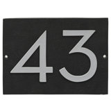 Floating 1-Line Wall Address Plaque