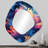 Celestial Concealment Ripple I - Abstract 3D Shapes Irregular Modern Large Wall Mirror-107230134