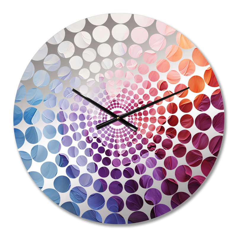Wanell - Horloge murale arc-en-ciel, Petit