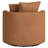 Quinn Burnt Orange Upholstered Swivel Accent Chair-1758902703