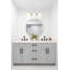 Meuble-lavabo 3 lumières Rosevale-100157101