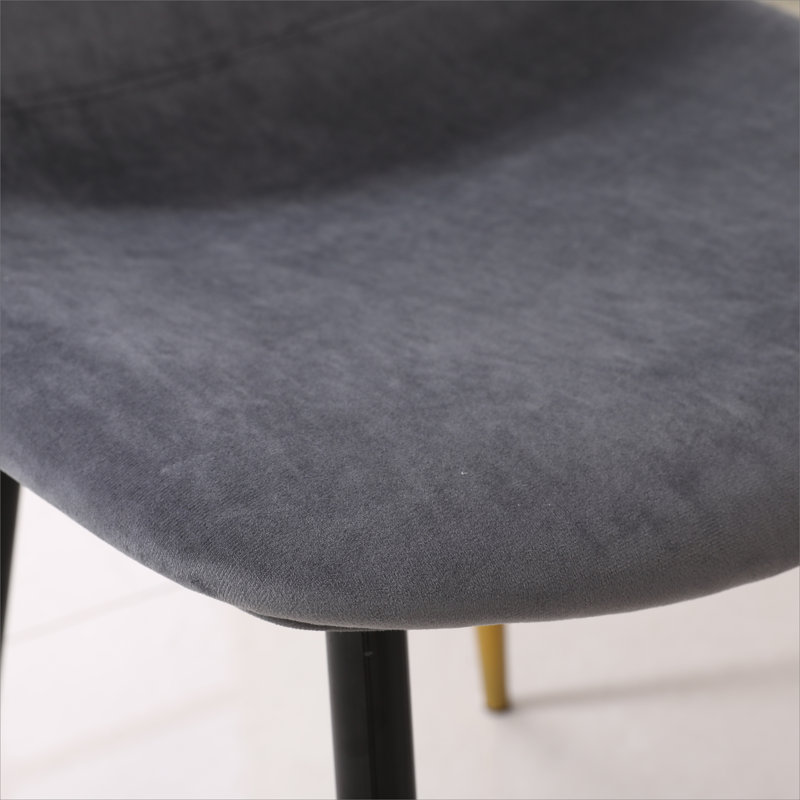 Ensemble de 4 chaises de salle à manger Contemporary, Gris