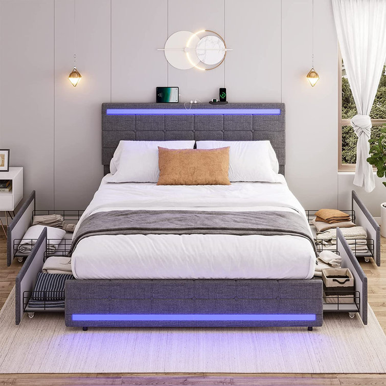 Bellay Storage Platform Bed