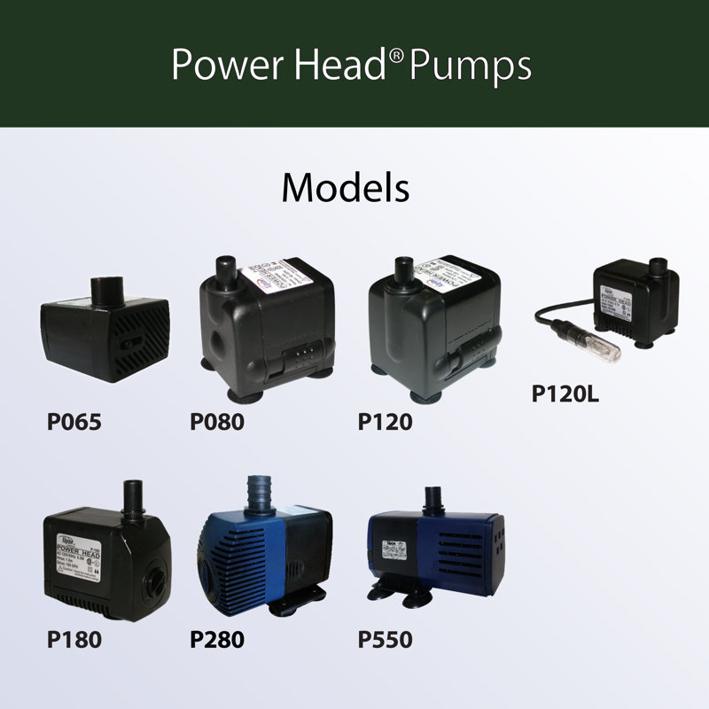 Black Electric Submersible Water Pump for Fountains