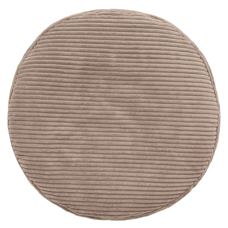Soul 55Cm Round Pouffe, Brown