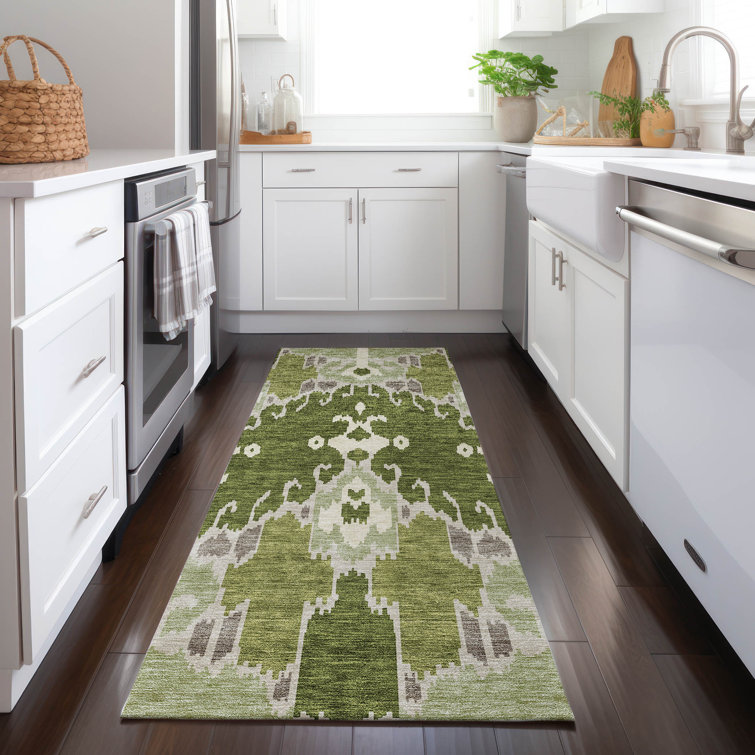 Malchow Washable Ikat Indoor / Outdoor Rug