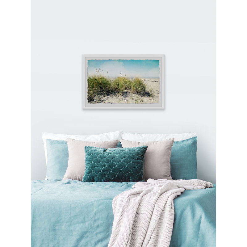 Beach Grass by Sylvia Cook - Single Picture Frame Painting, 41 cm H x 61 cm W