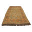 Tapis brun clair / rouge / vert en laine tissé à plat à la main 5 pi 8 po x 7 pi 5 po Dalen