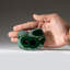 Véritable tranche de stalactite en malachite polie véritable (159,4 grammes)