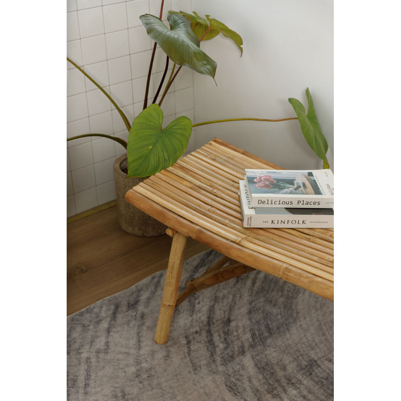 Banc en bois de bambou massif Kesler