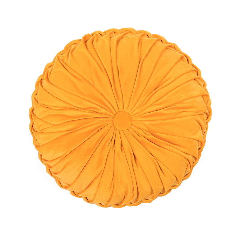 Housse de coussin Reyna, Jaune, H 15 po x l 15 po