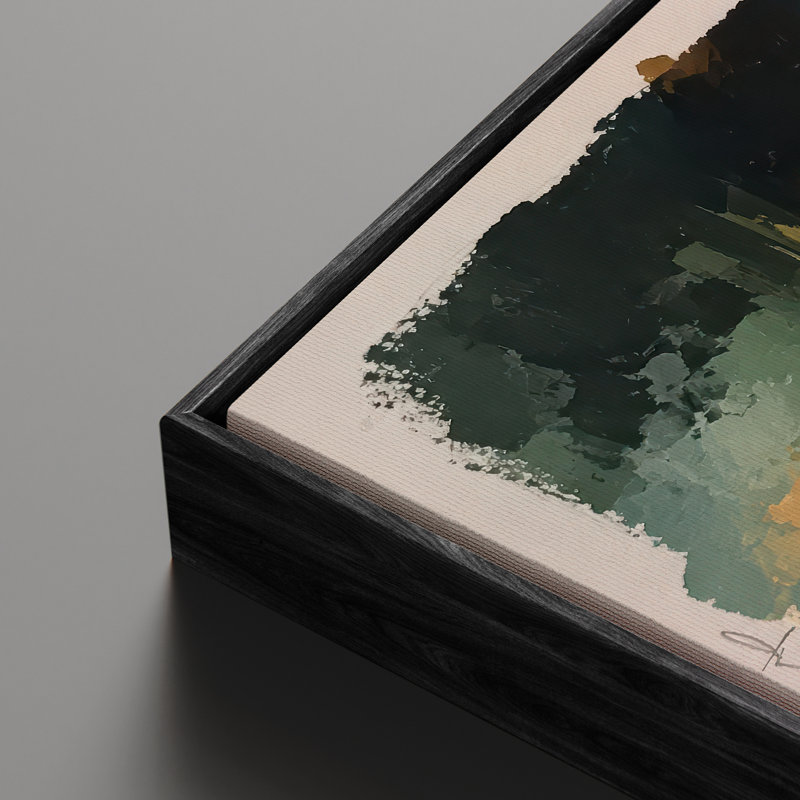 Art mural sur toile encadrée - Paysage de lac serein avec de doux reflets de coucher de soleil - 16 po x 24 po, 24 po x 36 po