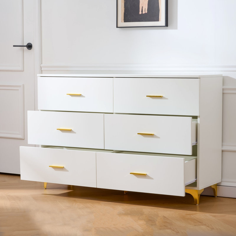 Commode à six tiroirs