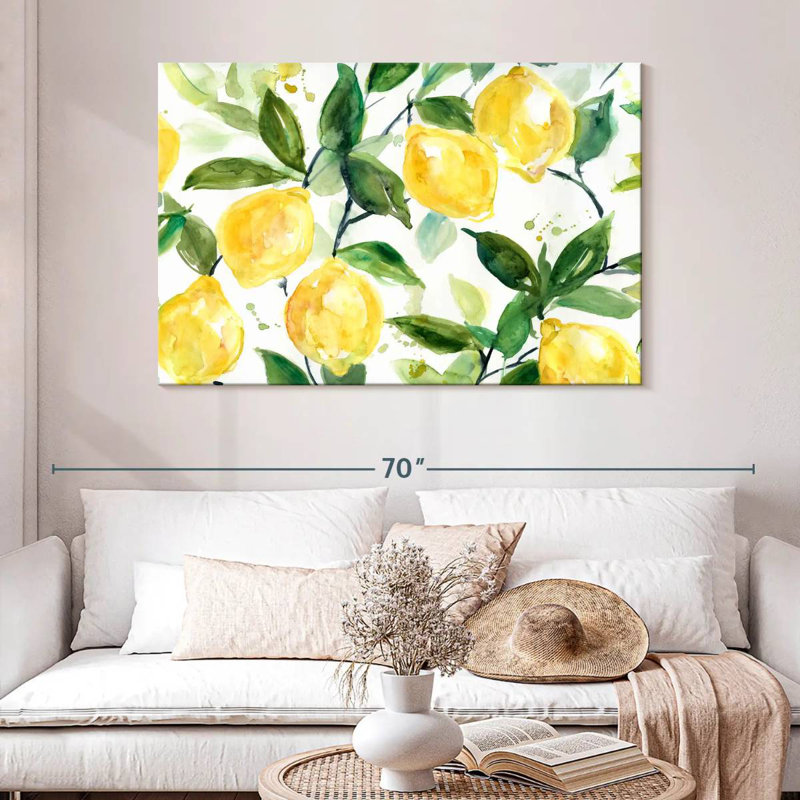 Yarlin Lemony Branches, 32" H x 48" W
