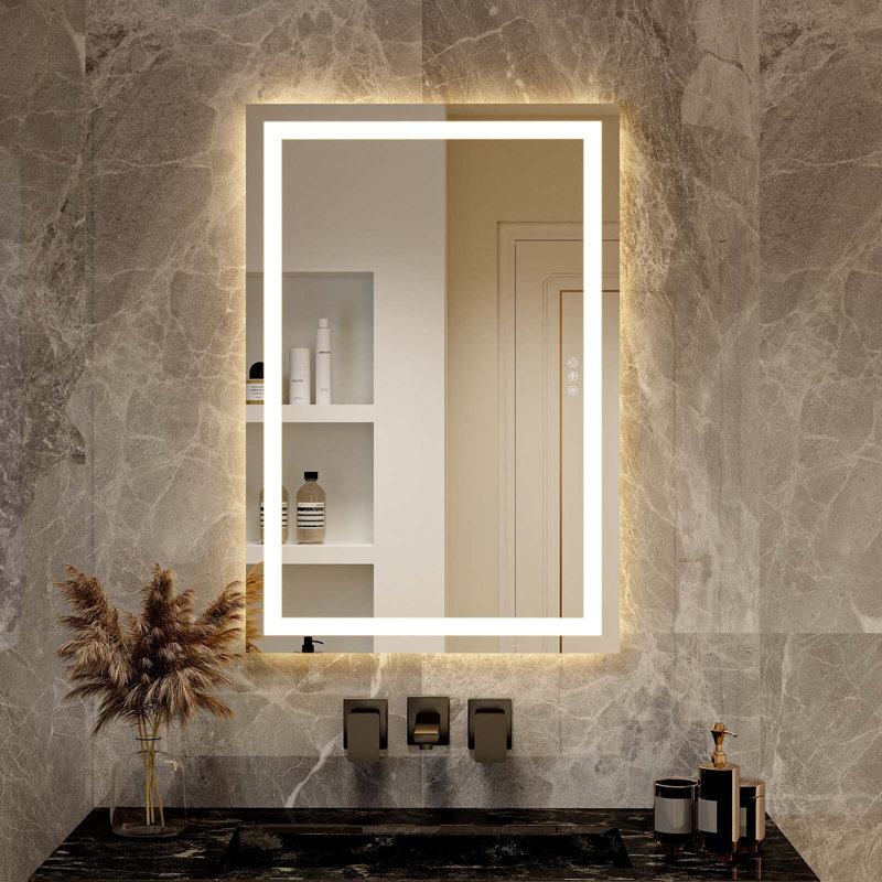 Kamiera Rectangle Wall Mirror, 26" x 38"