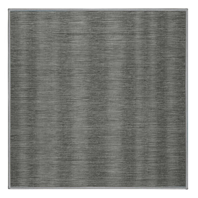 Machine Washable Solid Gray Area Rug