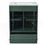 Ensemble de meuble-lavabo 24 po avec lavabo en céramique, armoire de rangement autoportante moderne avec poignées argentées, portes à fermeture douce