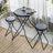 Stowable Side Table and Two Seats