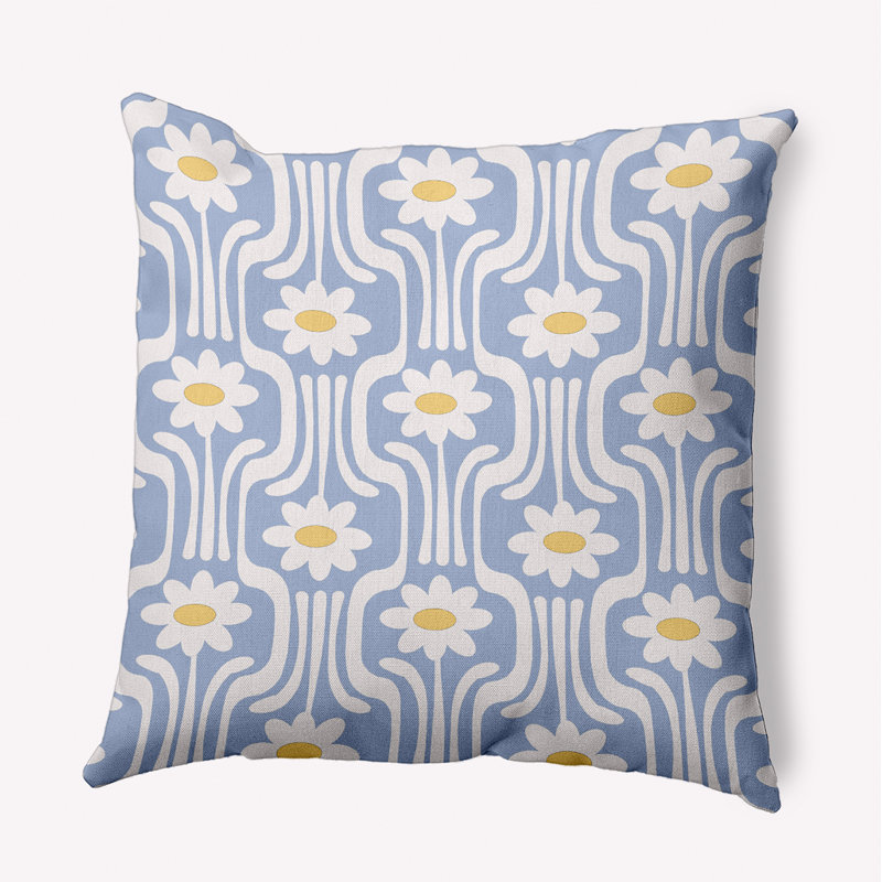 Coussin décoratif floral intérieur / extérieur Flower Power, Peri Floral, H 18 po x l 18 po