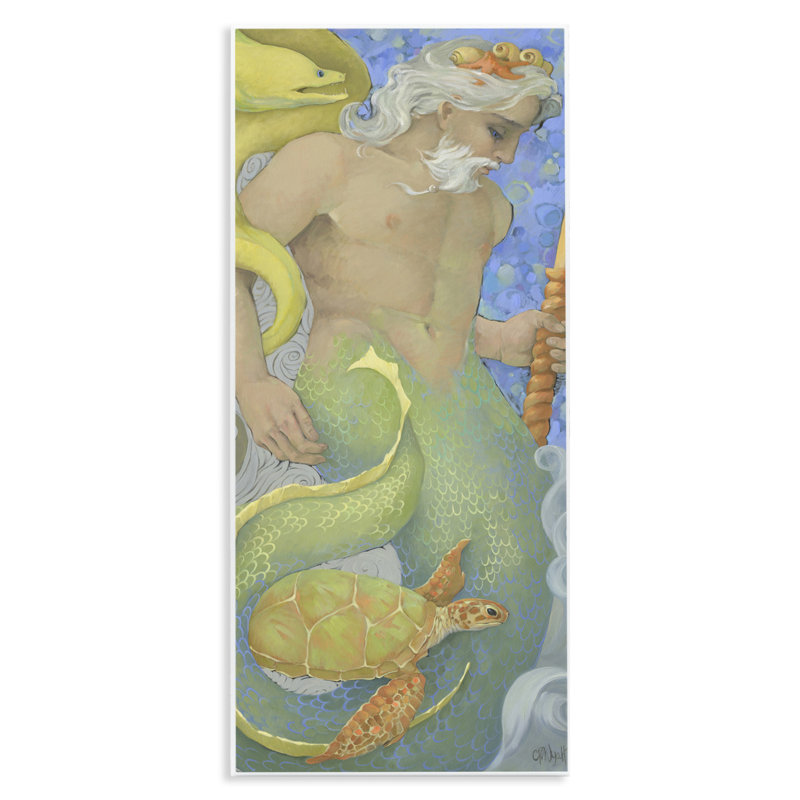 Plaque murale «The Gate Keepers Merman», conception par Christina P. Wyatt