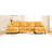 Yellow Chenille U-Shaped Sectional With Dual Chaise Lounges, Side Storage Functionality, And Soft Armrest Cushions For Outdoor Living  If Applicable Spacious Room Conversation Piece Pockets, In-977977225