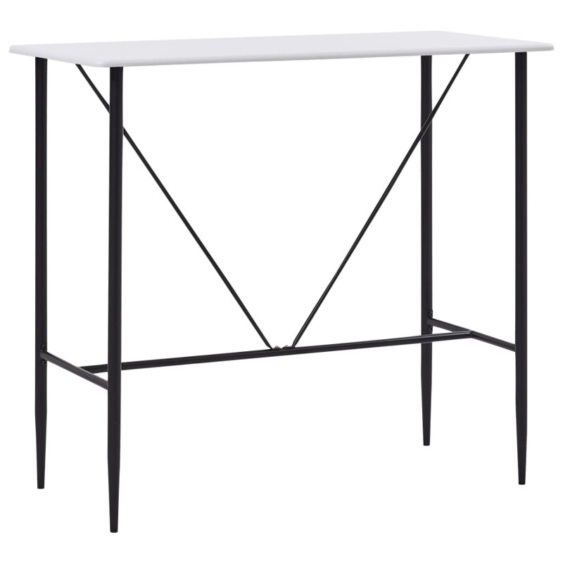 Malta Metal Base Dining Table, White
