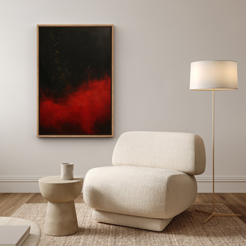 Art mural encadré, rétro, antique, classique pour chambre à coucher, H 36 po x l 24 po, Naturel