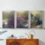 Monet's Landscape IV - Toile tendue avec châssis sur mesure - 3 pièces-179574598-179574602