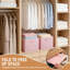 Ensemble de 6 paniers de rangement pliables en tissu avec poignée-129508175