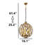 Luminaire suspendu pour îlot de cuisine 7 lumières-1741314968